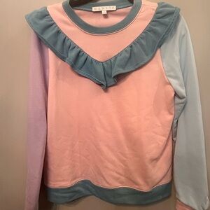 NEW WITHOUT TAGS! Karlie Multicolor Ruffled Top